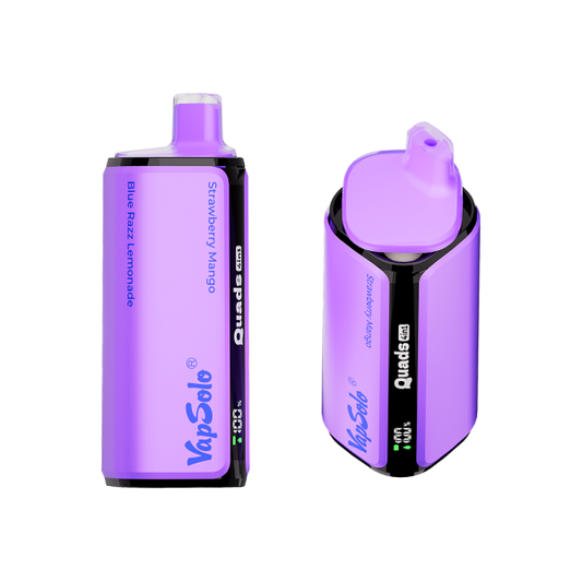 Vapsolo Quads 80K Puff – Creamy Berry